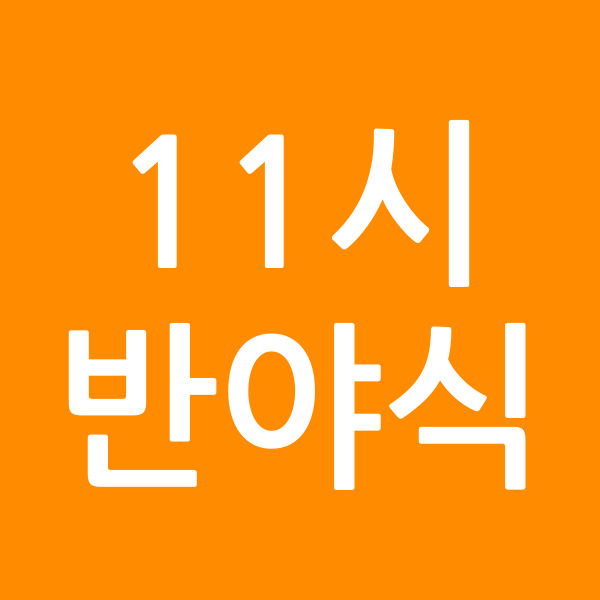 11시반야식