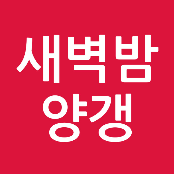 새벽밤양갱