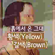 흙에서 온 그대, 황색(Yellow)과 갈색(Brown) / 토성안료의 특징