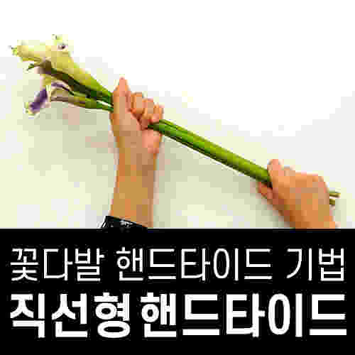 직선형 핸드타이드 기법